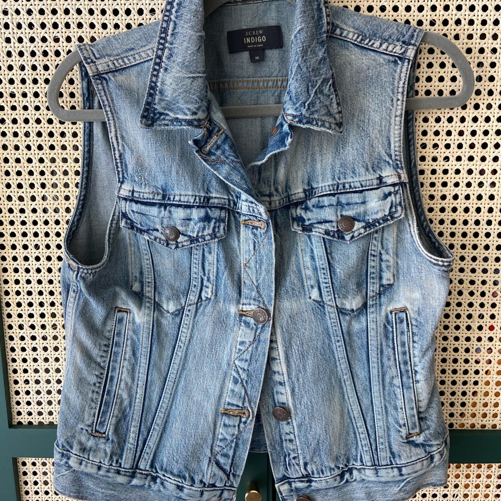 JCrew Denim Vest